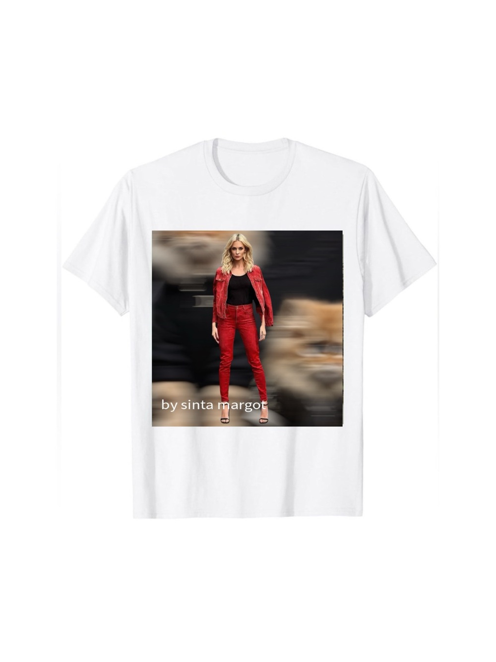 Red Fashion Figure digital Art Print - Modern Home Wall Art - Picture 7 of 14